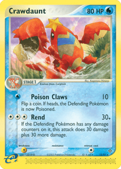 Crawdaunt 13/97 Dragon