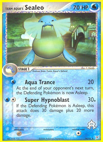 Team Aqua's Sealeo 16/95 Team Magma vs Team Aqua