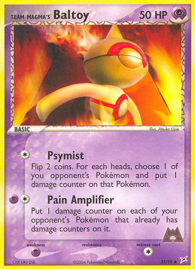 Team Magma's Baltoy 32/95 Team Magma vs Team Aqua