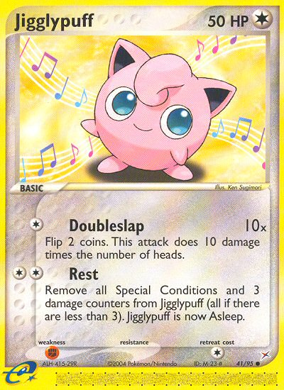 Jigglypuff 41/95 Team Magma vs Team Aqua