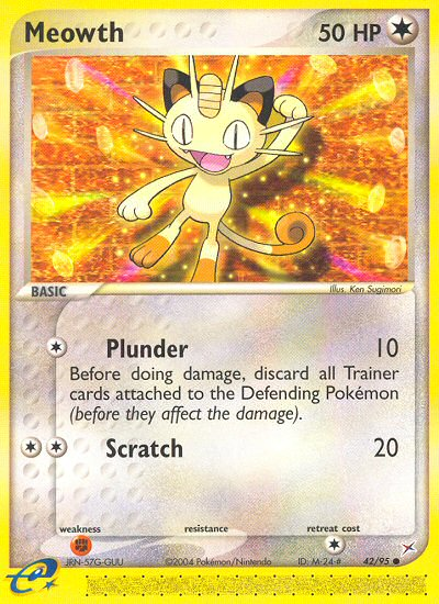 Meowth 42/95 Team Magma vs Team Aqua