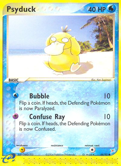 Psyduck 44/95 Team Magma vs Team Aqua