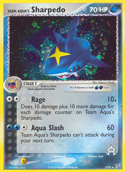 Team Aqua's Sharpedo 5/95 Team Magma vs Team Aqua