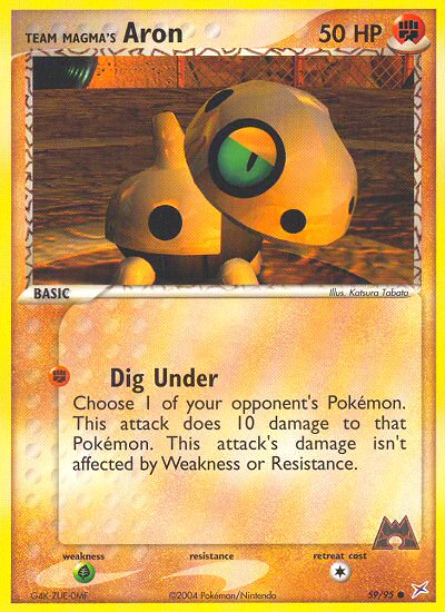 Team Magma's Aron 59/95 Team Magma vs Team Aqua