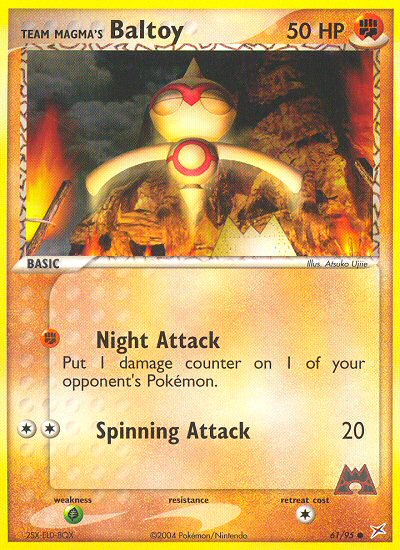 Team Magma's Baltoy 61/95 Team Magma vs Team Aqua