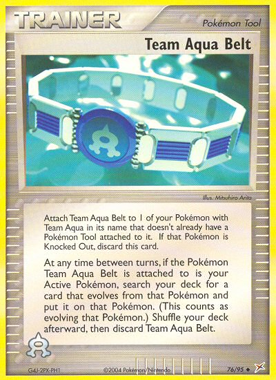 Team Aqua Belt 76/95 Team Magma vs Team Aqua