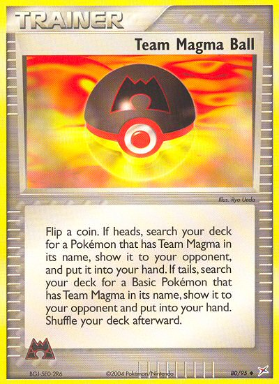 Team Magma Ball 80/95 Team Magma vs Team Aqua