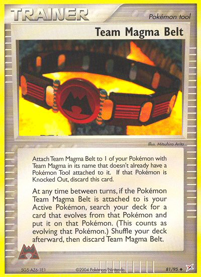 Team Magma Belt 81/95 Team Magma vs Team Aqua