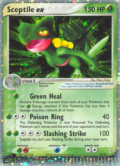 Sceptile ex 93/95 Team Magma vs Team Aqua