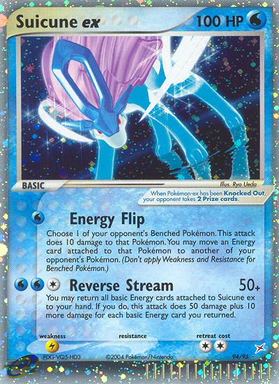 Suicune ex 94/95 Team Magma vs Team Aqua
