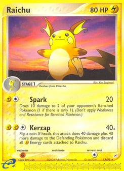 Raichu 13/95 Team Magma vs Team Aqua