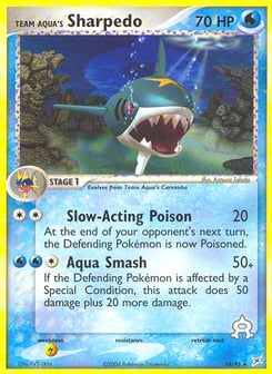 Team Aqua's Sharpedo 18/95 Team Magma vs Team Aqua