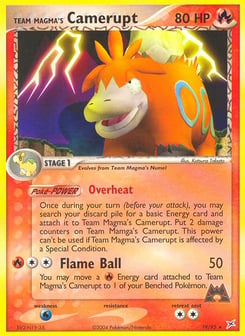 Team Magma's Camerupt 19/95 Team Magma vs Team Aqua