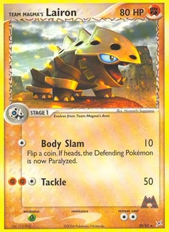 Team Magma's Lairon 20/95 Team Magma vs Team Aqua