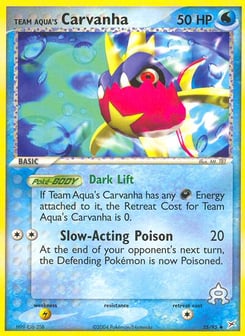 Team Aqua's Carvanha 25/95 Team Magma vs Team Aqua