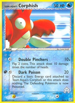 Team Aqua's Corphish 26/95 Team Magma vs Team Aqua