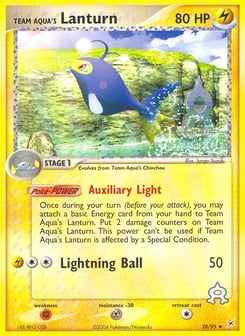 Team Aqua's Lanturn 28/95 Team Magma vs Team Aqua