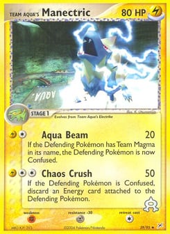 Team Aqua's Manectric 29/95 Team Magma vs Team Aqua
