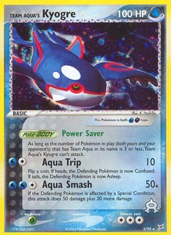 Team Aqua's Kyogre 3/95 Team Magma vs Team Aqua