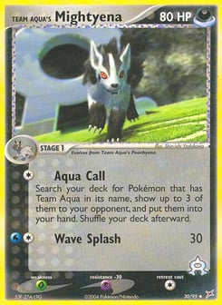 Team Aqua's Mightyena 30/95 Team Magma vs Team Aqua