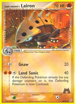 Team Magma's Lairon 36/95 Team Magma vs Team Aqua