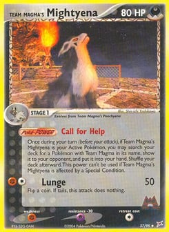 Team Magma's Mightyena 37/95 Team Magma vs Team Aqua