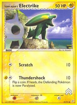 Team Aqua's Electrike 52/95 Team Magma vs Team Aqua