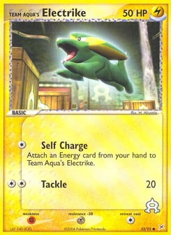 Team Aqua's Electrike 53/95 Team Magma vs Team Aqua