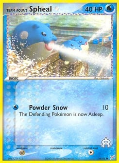 Team Aqua's Spheal 56/95 Team Magma vs Team Aqua