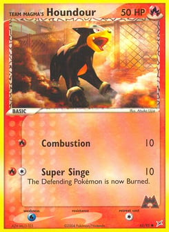 Team Magma's Houndour 62/95 Team Magma vs Team Aqua