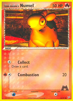 Team Magma's Numel 64/95 Team Magma vs Team Aqua
