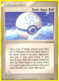 Team Aqua Ball 75/95 Team Magma vs Team Aqua