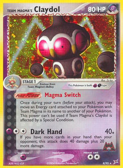 Team Magma's Claydol 8/95 Team Magma vs Team Aqua