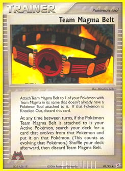 Team Magma Belt 81/95 Team Magma vs Team Aqua