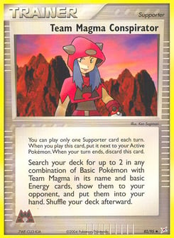 Team Magma Conspirator 82/95 Team Magma vs Team Aqua