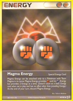 Magma Energy 87/95 Team Magma vs Team Aqua