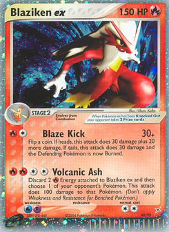 Blaziken ex 89/95 Team Magma vs Team Aqua