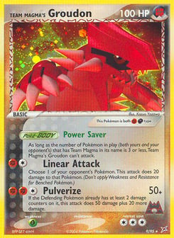 Team Magma's Groudon 9/95 Team Magma vs Team Aqua