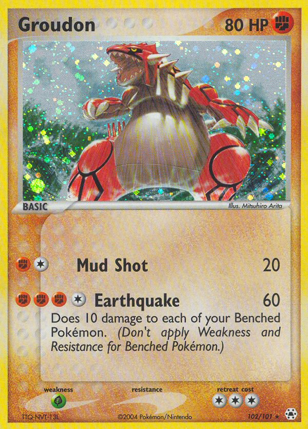 Groudon 102/101 Hidden Legends