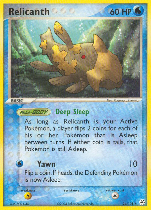 Relicanth 24/101 Hidden Legends