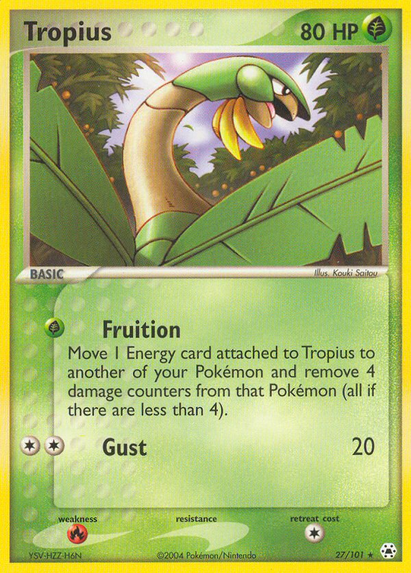 Tropius 27/101 Hidden Legends