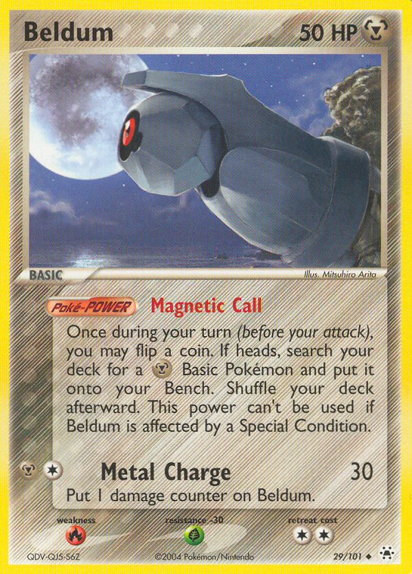 Beldum 29/101 Hidden Legends