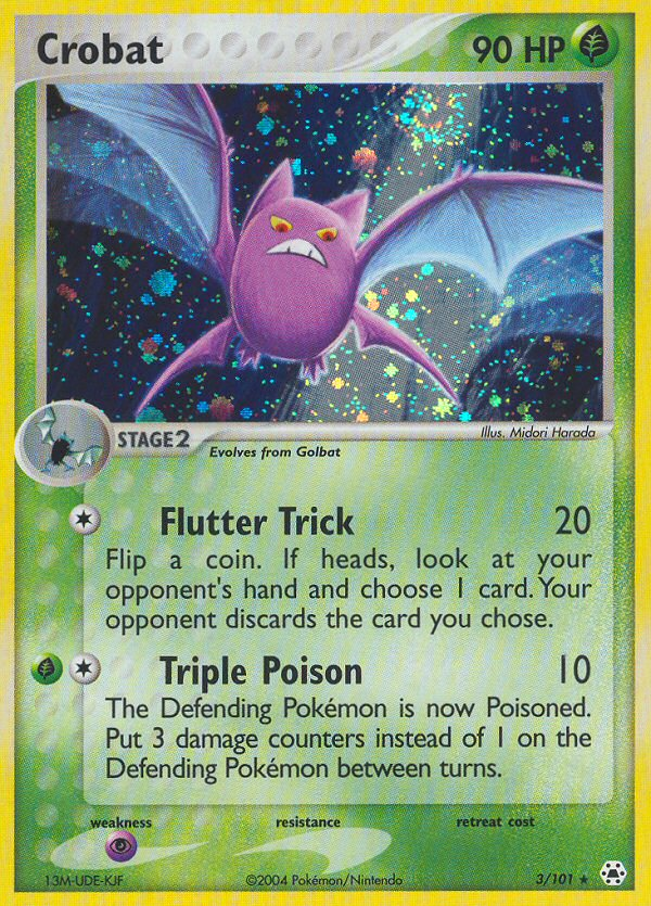 Crobat 3/101 Hidden Legends