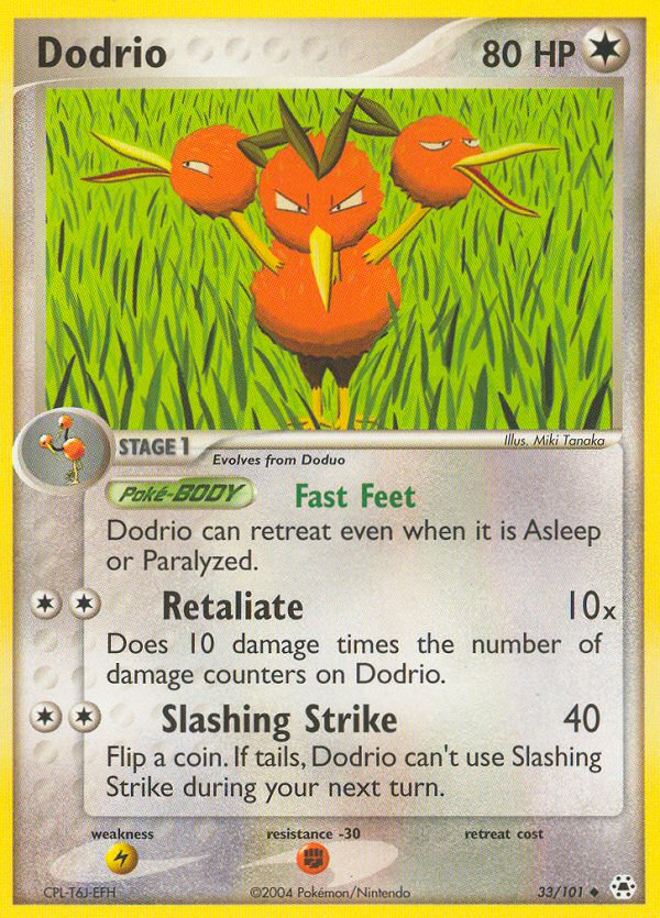 Dodrio 33/101 Hidden Legends