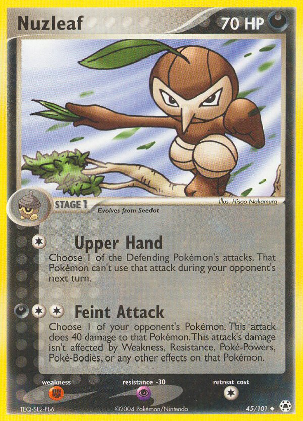 Nuzleaf 45/101 Hidden Legends