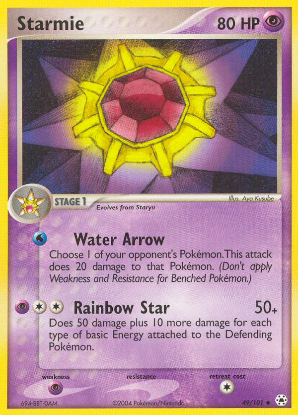 Starmie 49/101 Hidden Legends