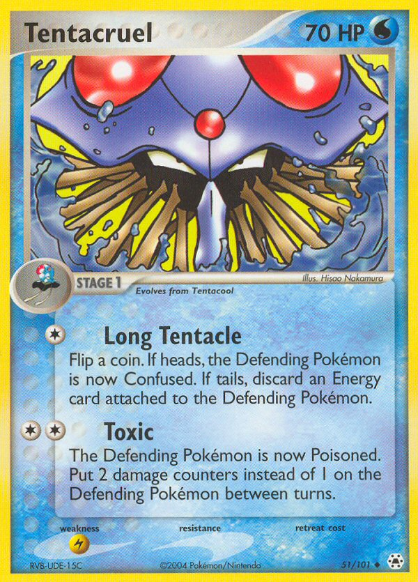 Tentacruel 51/101 Hidden Legends