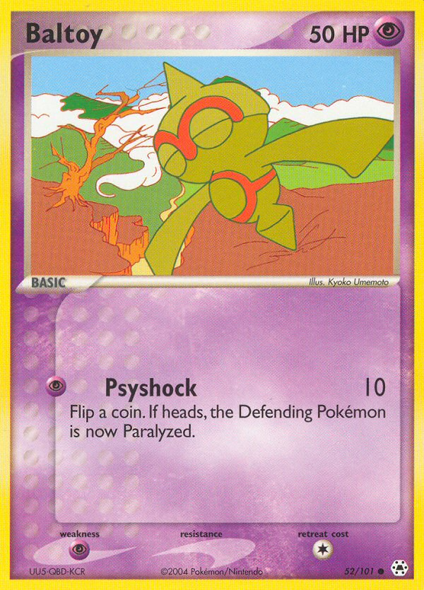 Baltoy 52/101 Hidden Legends