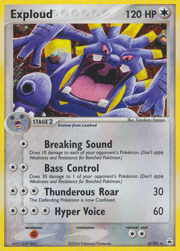 Exploud 6/101 Hidden Legends