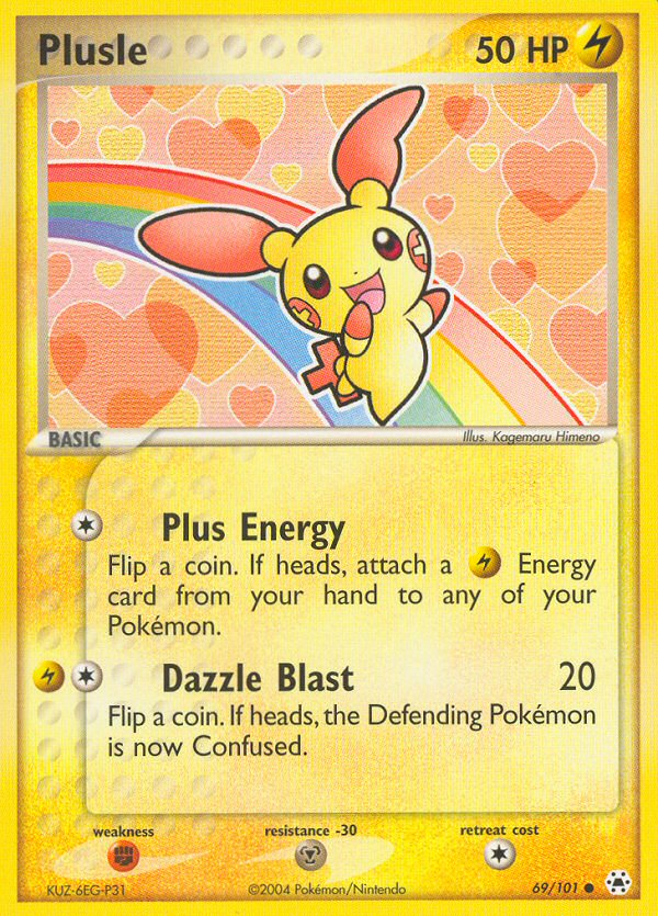 Plusle 69/101 Hidden Legends